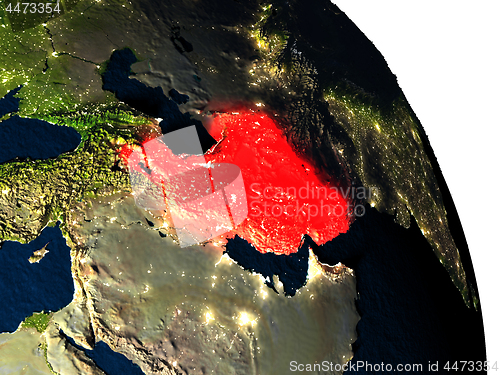 Image of Iran from space