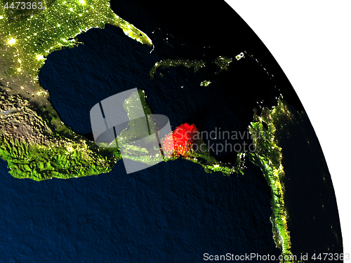Image of Honduras from space