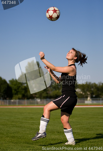 Image of Female soccer player