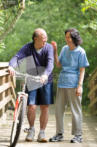 Image of Senior asian couple