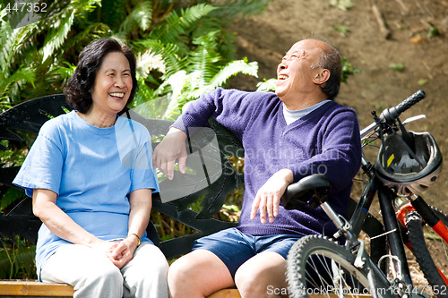 Image of Senior asian couple