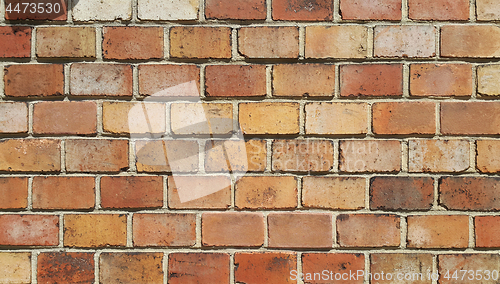 Image of Background of old vintage brick wall