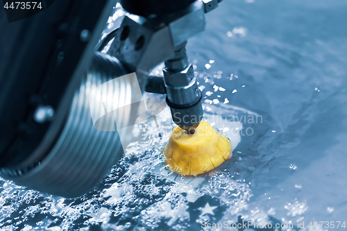 Image of CNC water jet cutting machine