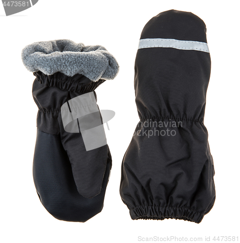 Image of Children\'s autumn-winter mittens