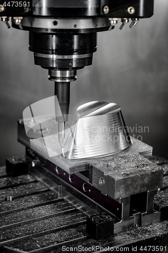 Image of Metalworking CNC milling machine.