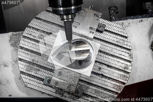 Image of Metalworking CNC milling machine.