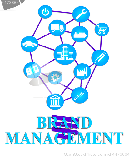 Image of Brand Management Indicates Company Identity And Administration