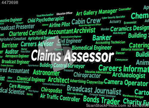 Image of Claims Assessor Means Text Assessors And Words