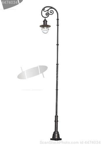 Image of Street lamppost, isolated