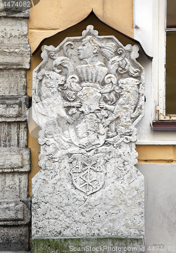 Image of Door of the Brotherhood of Blackheads in Tallinn
