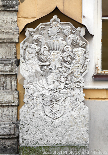 Image of Door of the Brotherhood of Blackheads in Tallinn