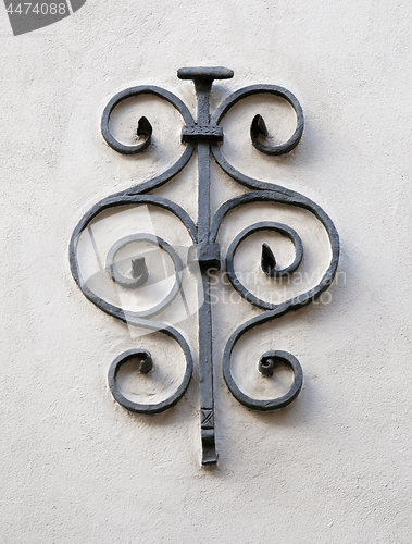 Image of Medieval ironcast wall decoration