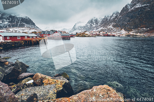 Image of A village on Lofoten Islands, Norway