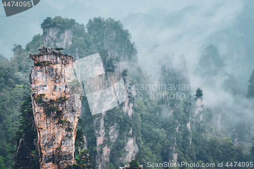 Image of Zhangjiajie mountains, China