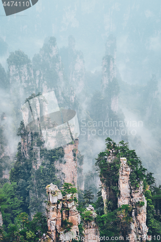 Image of Zhangjiajie mountains, China