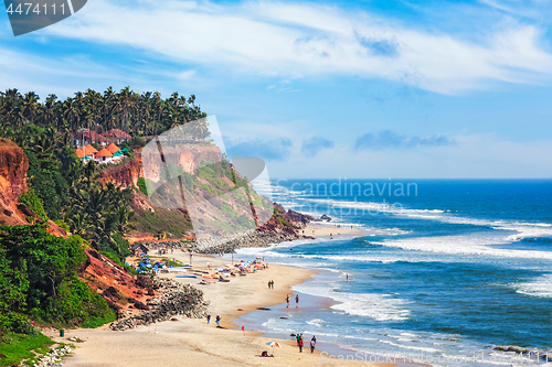 Image of Varkala beach, Kerala, India