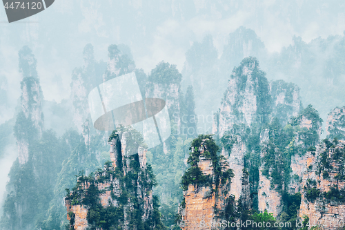 Image of Zhangjiajie mountains, China