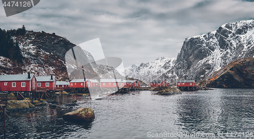 Image of Nusfjord fishing village in Norway