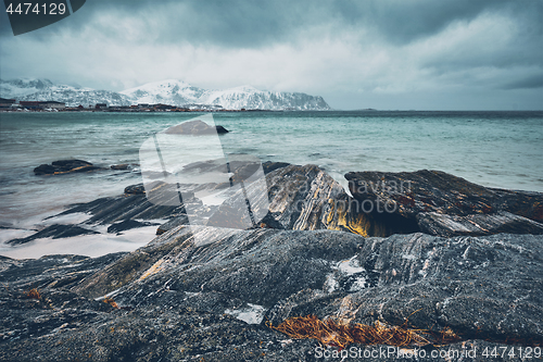 Image of Lofoten islands landscape