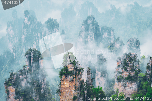 Image of Zhangjiajie mountains, China