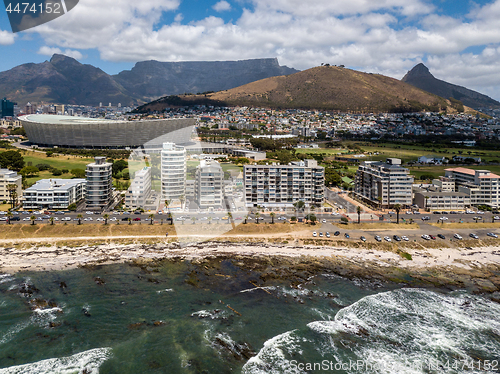 Image of Aerial photo of Cape Town and Tabble Mountain