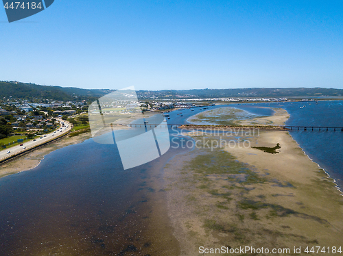 Image of Aerial photo of Knysna in South Africa