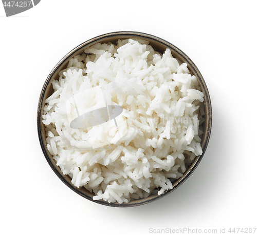 Image of bowl of boiled rice 