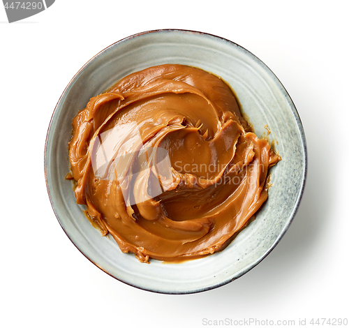 Image of bowl of melted caramel