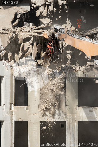 Image of Demolition site of a building