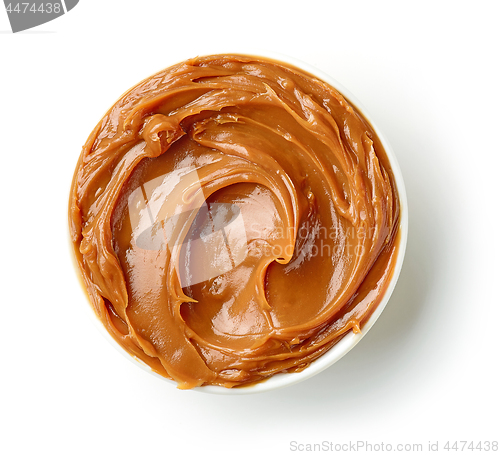 Image of bowl of melted caramel