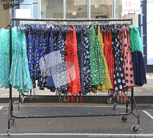 Image of Clothing at Rail