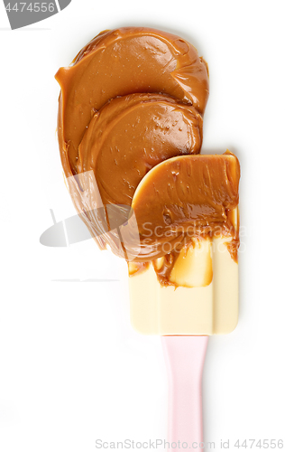 Image of melted caramel cream