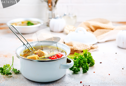Image of vegetable soup