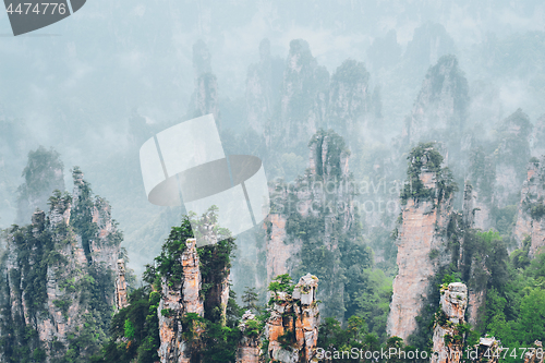 Image of Zhangjiajie mountains, China