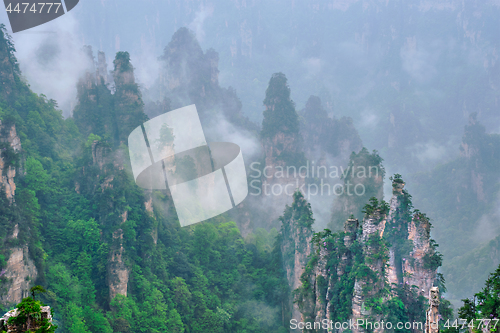 Image of Zhangjiajie mountains, China