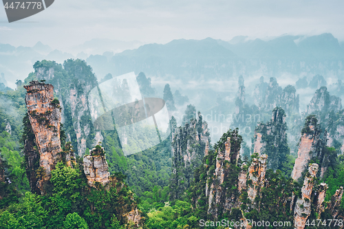 Image of Zhangjiajie mountains, China