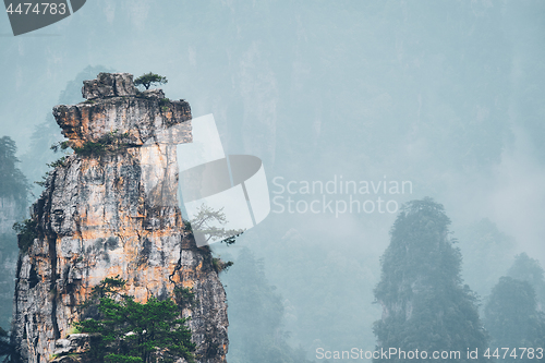 Image of Zhangjiajie mountains, China