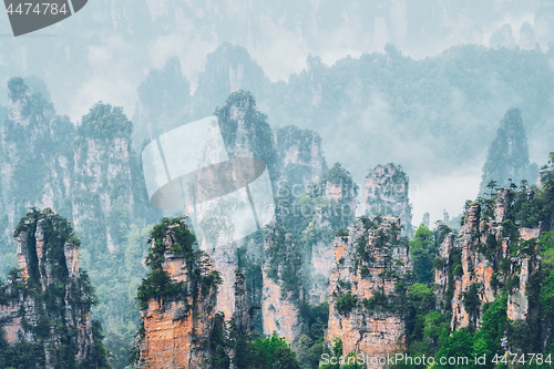 Image of Zhangjiajie mountains, China