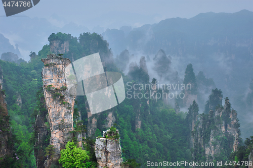 Image of Zhangjiajie mountains, China