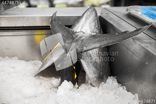 Image of fish or seafood at japanese street market