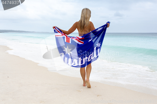 Image of Aussie Girl Australian Pride, Australia Day