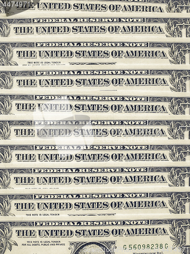 Image of Vintage Dollar notes 1 Dollar