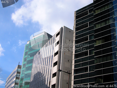 Image of  Skyscrapers and sky