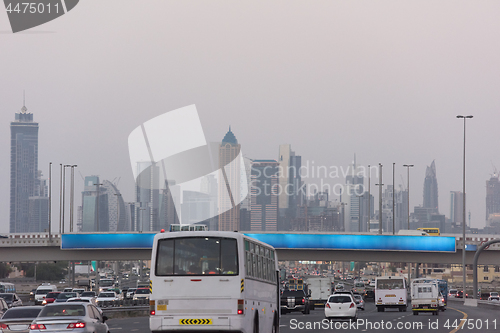 Image of Dubai traffic jam