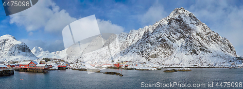 Image of \"A\" village on Lofoten Islands, Norway