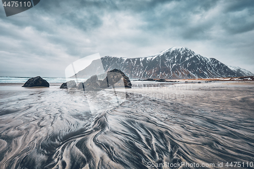 Image of Beach of fjord in Norway