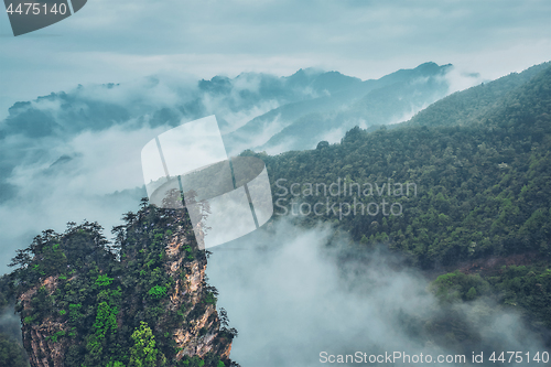 Image of Zhangjiajie mountains, China