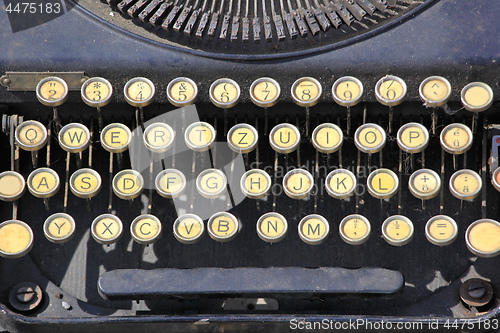 Image of Typewriter Keyboard