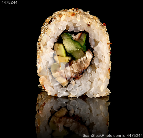 Image of Single sushi roll california