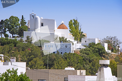 Image of Church of Santa Eularia  des Riu in Ibiza Spain